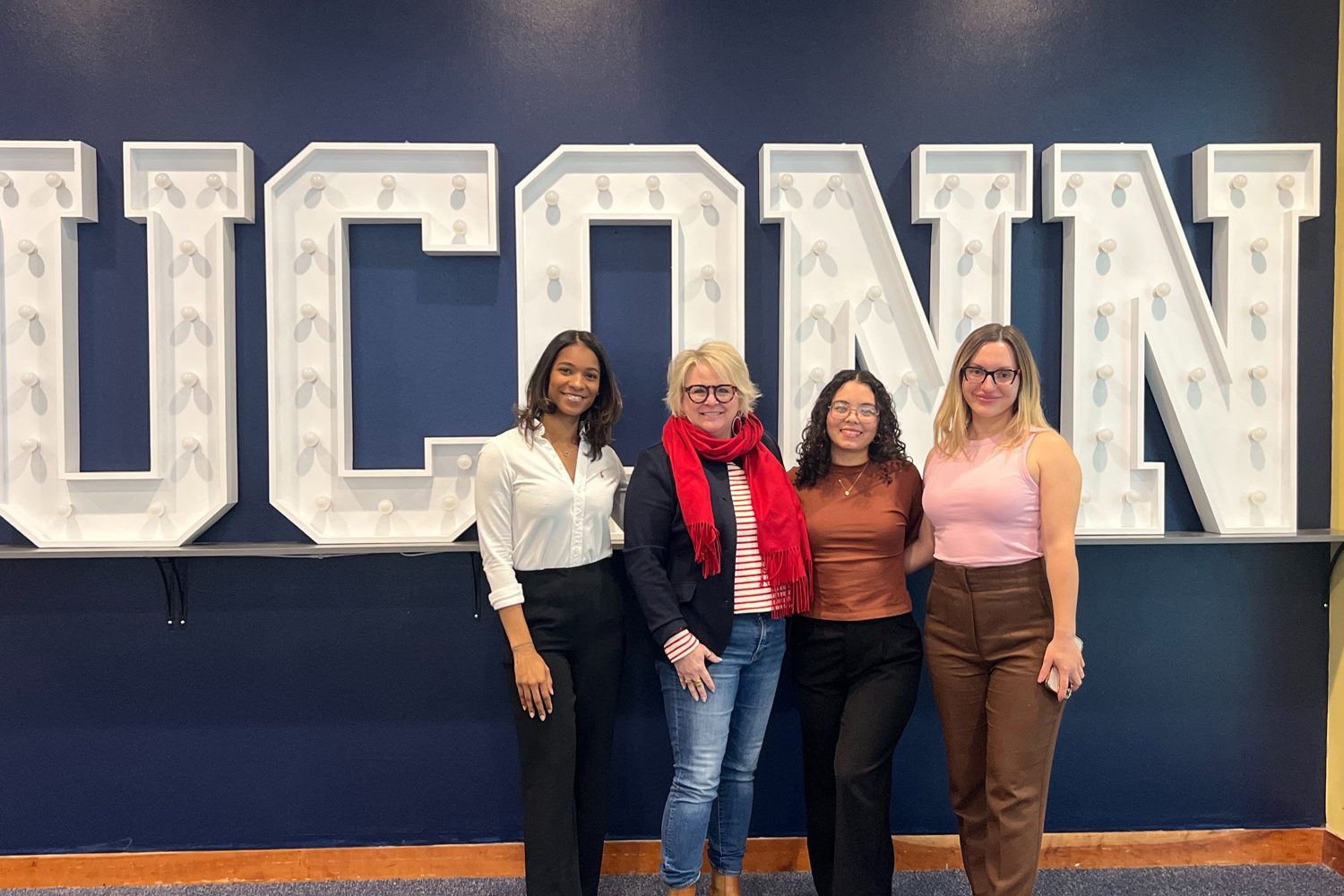 E-Board with advisor Dr. Lori Gresham